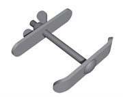 Зажим поперечного бортика Zarges 42966