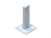 Подпятник Zarges для крепления настенной лестницы к основанию 43253