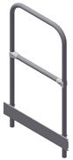 Перила площадки с торца Zarges, съемные 800мм 42359884