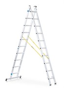 Двухсекционная раздвижная лестница-стремянка Zarges Z200 2x14 44874