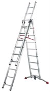Алюминиевая трехсекционная лестница Hailo ProfiLOT 2х9+1x8 9309-507