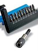 Набор бит Witte Combit-Box 11 Bitflex TIN PH/PZ + битодержатель 28453