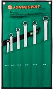 Набор накидных удлиненных ключей Jonnesway CrMo в сумке, 10-24 мм, 6 предметов W61106S