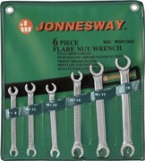 Набор разрезных ключей Jonnesway в сумке, 8-19 мм, 6 предметов W24106S