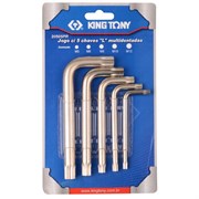 Набор угловых ключей Spline King Tony, M5-M12, 5 предметов 20505PR01