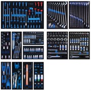 Набор инструмента для тележки King Tony 286 предметов в 13 ложементах 934-010MRVD