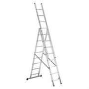 Алюминиевая трехсекционная лестница Alpos 3х8 38-08