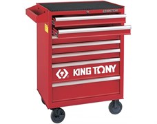 Набор инструментов в красной тележке, 286 предметов King Tony 934A-010MRV