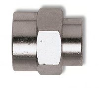 Переходник 1226/6 F1/4*F1/2" цилиндр. муфта (блистер)