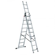Алюминиевая трехсекционная лестница LWI 3х8 1308