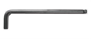 Шестигранный угловой ключ Witte с шаровидным наконечником 1,5х76х14 мм 43715