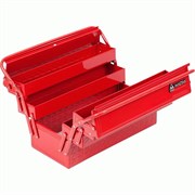 Раскладной красный инструментальный ящик MACTAK, 5 отсеков 510-05420R