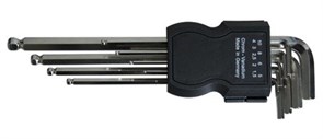 Набор шестигранных штифтовых ключей Haupa 1,5-10 мм со сферической головкой 100921