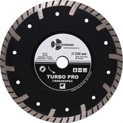 Алмазный отрезной диск Турбо Pro Глубокорез 230x22,23 мм Trio-Diamond TP156