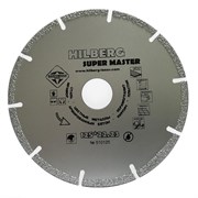 Алмазный отрезной диск Hilberg Super Master 125x22,23 мм Trio-Diamond 510125