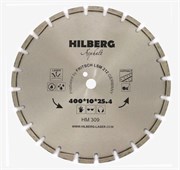 Сегментный алмазный отрезной диск Hilberg 400x25,4 мм Trio-Diamond HM309