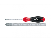 Крестовая отвертка wihSoftFinish Laserskala 3131 PZ 2x100 35399