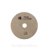 Алмазный гибкий шлифовальный круг Черепашка 100 мм №30 Trio-Diamond 340030