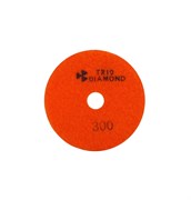 Алмазный гибкий шлифовальный круг Черепашка 100 мм №300 Trio-Diamond 340300