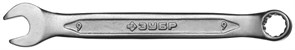 Комбинированный ключ Зубр Мастер 9 мм 27087-09