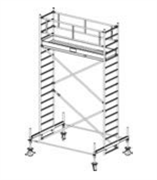 Алюминиевая вышка-тура Krause Stabilo 100 5,4м 731067 Алюминиевая вышка-тура Krause Stabilo 100 5,4м 731067