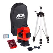 Лазерный уровень ADA TopLiner 3x360 Set с калибровкой А00484К