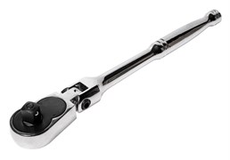 Шарнирный ключ-трещотка 1/2" 45 зубьев, 280мм с фиксацией и металлической рукояткой JTC-3014