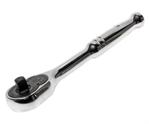 Ключ-трещотка 1/4" 36 зубьев, 128мм с металлической рукояткой JTC-3602