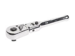 Шарнирный ключ-трещотка 3/8" 45 зубьев, 162мм с фиксацией и металлической рукояткой JTC-3015