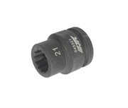 Ударная 12-гранная торцевая головка 3/4" 21мм L=51мм JTC-645321