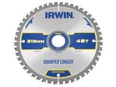 Пильный диск Irwin Construction IR MPP 216хT48х30 M 1897396