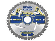 Пильный диск Irwin Weldtec IR MPP 190хT40х30/20 1897384