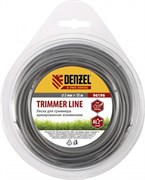 Леска для триммера, армированная алюминием, X-Pro, звезда, 2 мм х 15 м, блистер. Россия. DENZEL