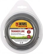 Леска для триммера, армированная алюминием, X-Pro, квадрат витой, 3 мм х 10 м, блистер. Россия. DENZEL