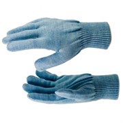 Трикотажные перчатки Сибртех голубой цвет 68676