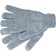 Трикотажные перчатки Сибртех серая туча 68672