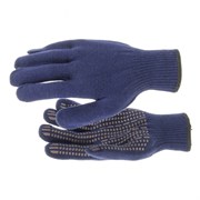 Трикотажные перчатки Сибртех Протектор синий цвет 68665