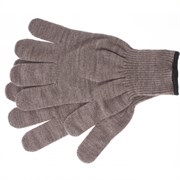Трикотажные перчатки Сибртех коричневый цвет 68653