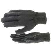 Трикотажные перчатки Сибртех чёрный цвет 68651