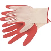Полиэфирные перчатки Сибртех с латексным покрытием 67767