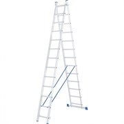 Алюминиевая двухсекционная лестница Сибртех 2x13 ступеней 97913