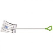 Алюминиевая снеговая лопата Сибртех 410x380 мм, металлический черенок 61626