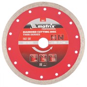 Сплошной алмазный тонкий диск Matrix Professional 180x22,2 мм 730817