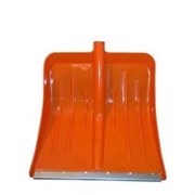 Оранжевая пластиковая снеговая лопата Сибин 410мм, без черенка 421834