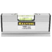 Уровень Kraftool 100мм, 2 глазка 1-34733-010