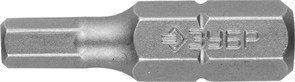 ЗУБР  2 шт, HEX4 25 мм, Кованые биты (26007-4-25-2)
