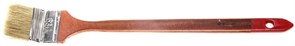 ЗУБР  УНИВЕРСАЛ 63 мм, 2,5" светлая натуральная щетина, деревянная ручка, Радиаторная кисть, МАСТЕР (01041-063)
