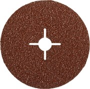 Фибровый шлифовальный круг Зубр Профи Р24, 115мм, 5шт 35585-115-024