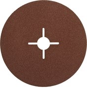 Фибровый шлифовальный круг Зубр Профи Р100, 125мм, 5шт 35585-125-100