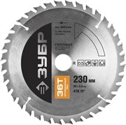 Пильный диск по дереву Зубр Профессионал Оптимальный рез 230x30мм, 36Т 36851-230-30-36